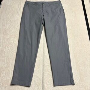 Lululemon ABC Classic Fit Trouser Pants Mens 36 Gray Warpstreme Golf Casual